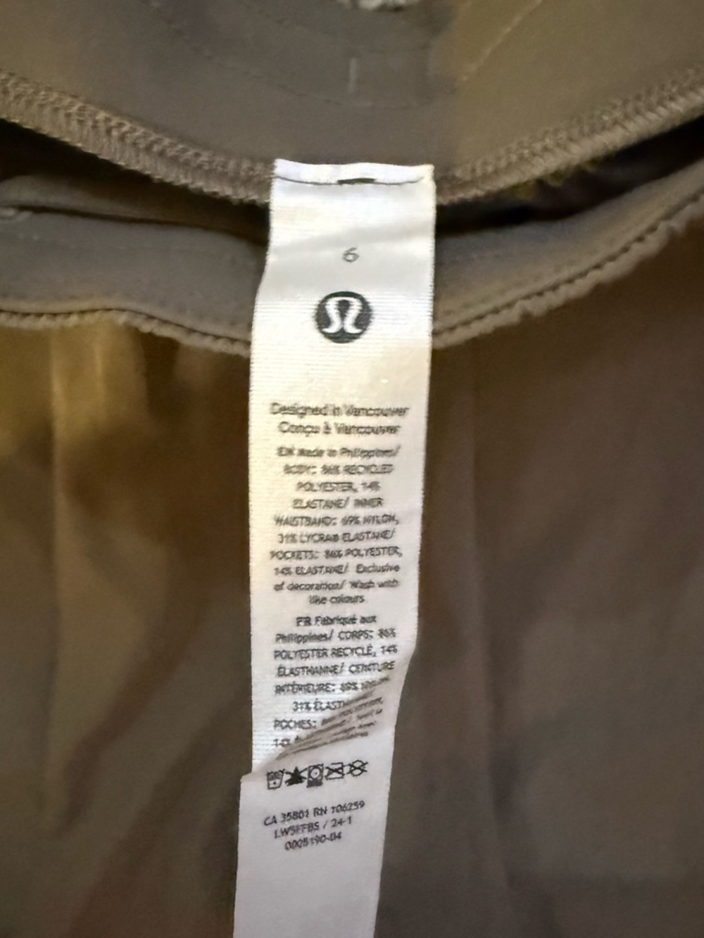 Lululemon Swift Wide Leg Pant Nomad NWT Mid Rise Full Length Size 6 - Picture 10 of 11